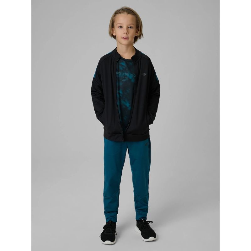 Regular sports sweatshirt without hood for boys 4F