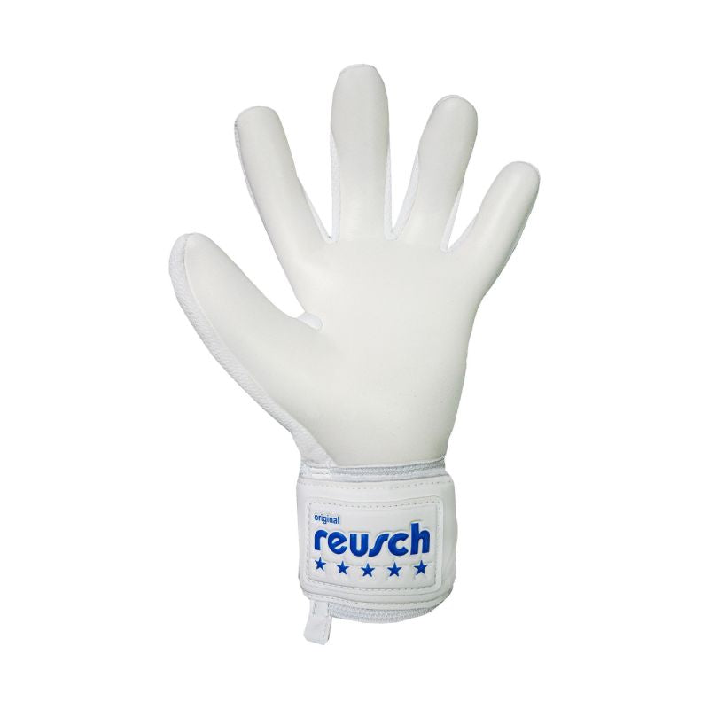 Reusch Legacy '86 Advance Goalkeeper Gloves White and Blue 5670206 kék kapuskesztyű