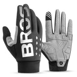 Rockbros cycling gloves, insulated, long, size: - black and gray szürke kesztyű