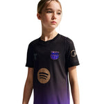 Nike FC Barcelona 2026/27 Match Away Kids' Jersey Black and lila ruházat II1852505
