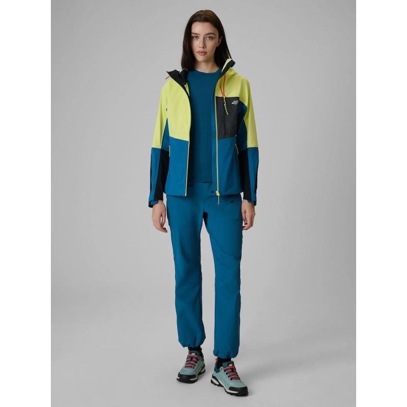 Women's quick-drying trekking trousers 4F