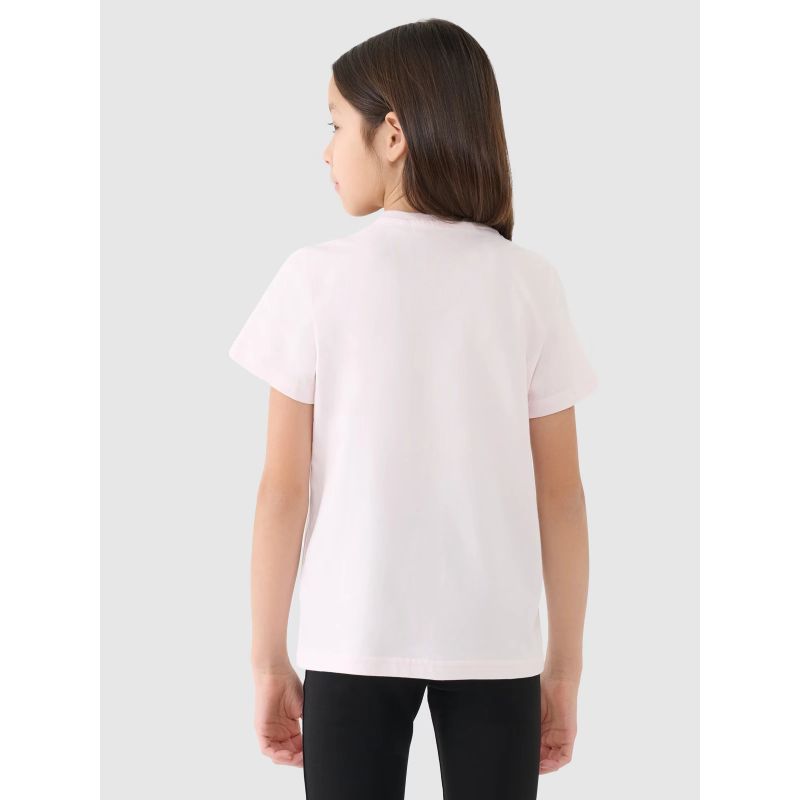 4f Girls' regular T-shirt with print 4FJRSS25TTSHF2585-12S Ruházat
