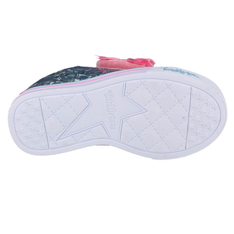 Skechers Sparkle Lite-Lil Heartsland Jr 314754N-DMLT shoes Utcai cipő