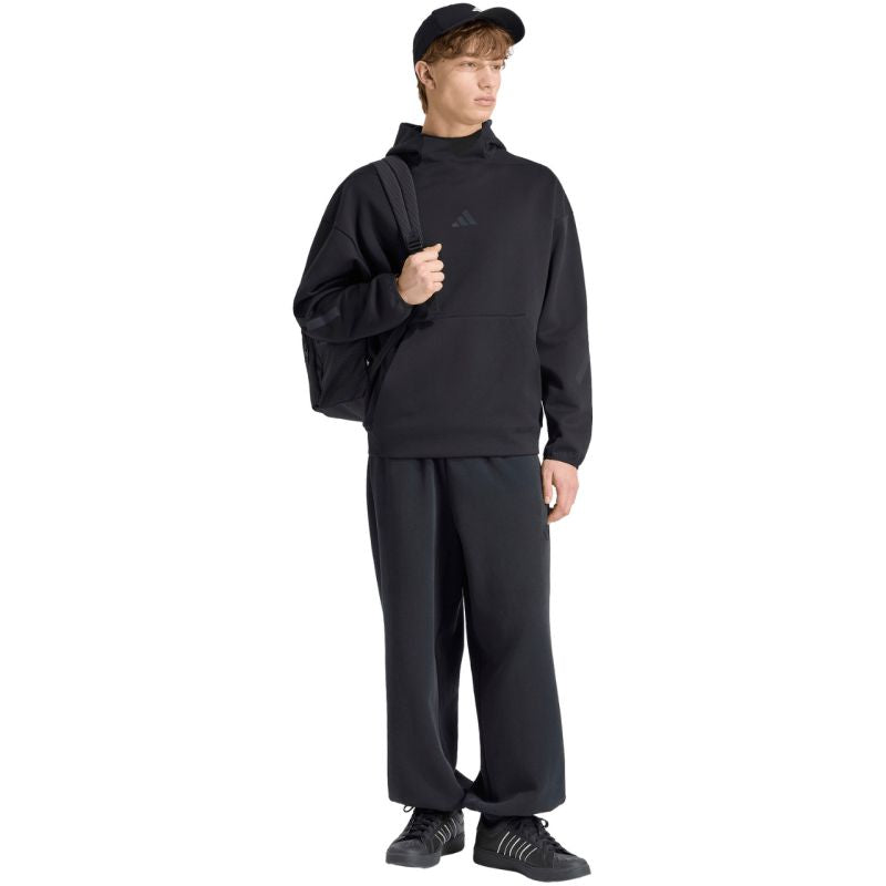 Adidas Men's ZNE Hoodie Black fekete kapucnis pulóver KF3776