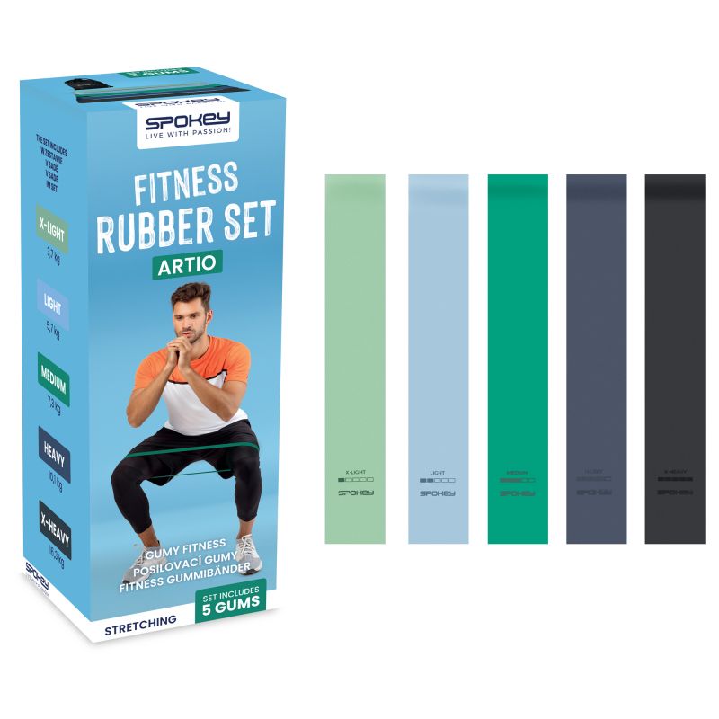 Spokey Artio SPK-943618 Fitness Band Set Edzőfelszerelés
