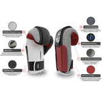 DBX Bushido 10oz Boxing Gloves - Phantom White - Valor Series fehér kesztyű