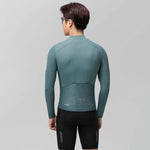 Rockbros 15120015018 ROAD TO SKY men's cycling jersey long sleeve L - gray-blue l \ niebieski póló