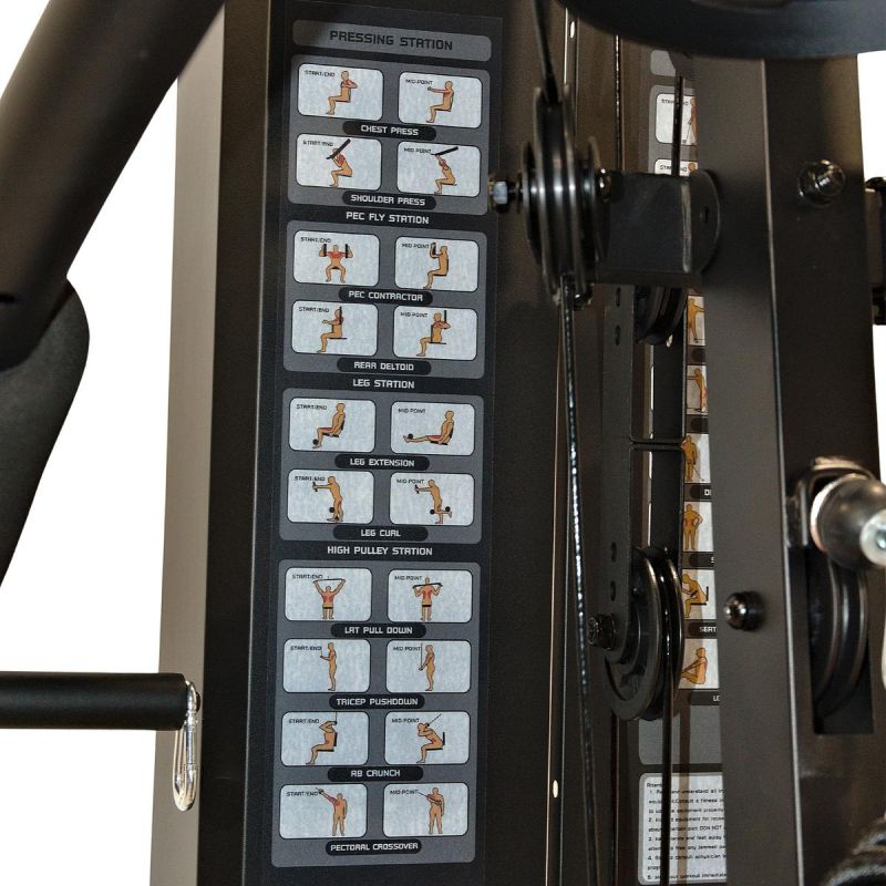 Enero Fit Gym Training Atlase 5800 Ares fekete atlases, strength training equipment, training equipment