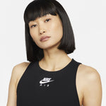 Nike Air Women's Ribbed Tank W DM6069-010 fekete atléta