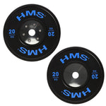 HMS BTBR Set Olympic Bumper Plates - 2x (10kg, 15kg, 20kg, 25kg) BTBR SET súlyzó készlet 17-61-007