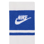 Nike Everyday Elevated Crew Socks 3 Pairs White and kék zokni