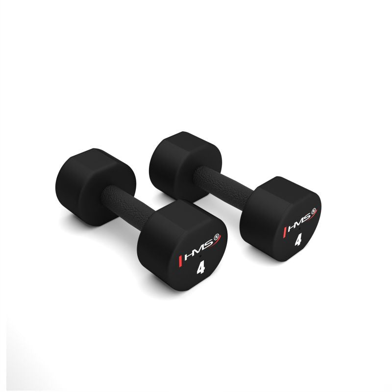 HMS HPT04 2 x 4 KG POLYURETHANE TPU Dumbbells súlyzó 17-66-213