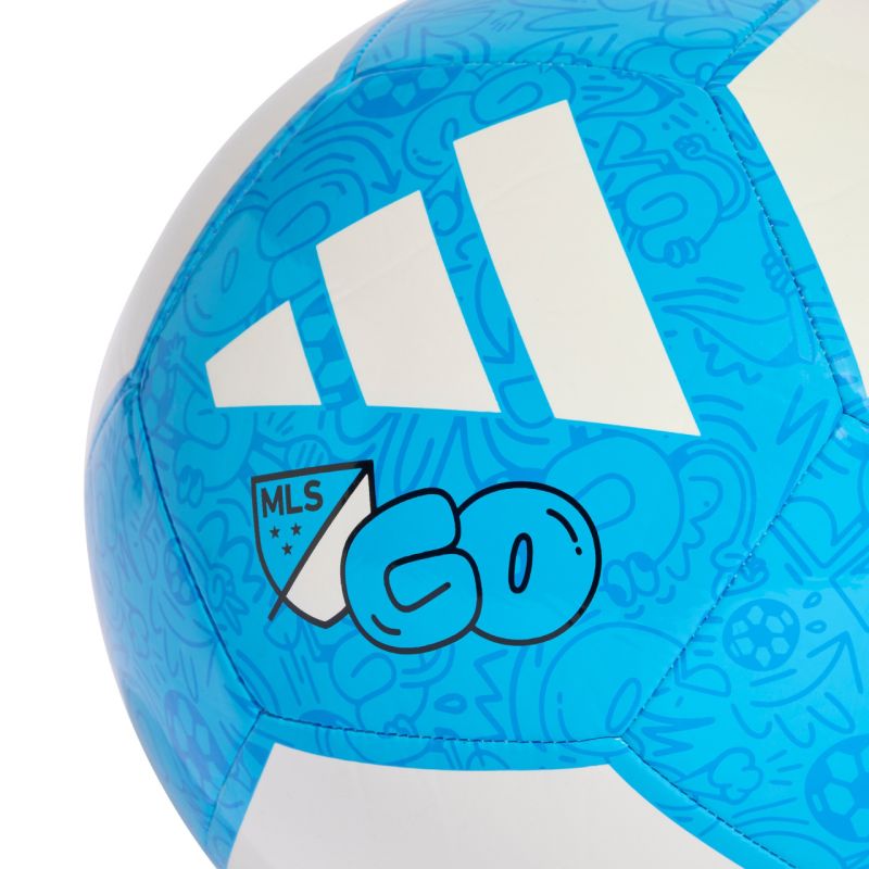 adidas EPP Club white and KH0307 kék futball labda
