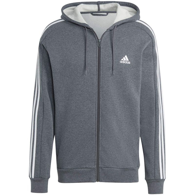 adidas Essentials Fleece 3-Stripes Full-Zip M Sweatshirt IJ6480 Pulóver