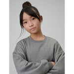Girls' loose sweatshirt without hood 4F