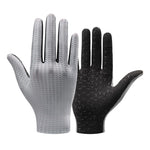 Rockbros Breathable Full Finger Cycling Gloves, Size: S - Gray szary \ s kesztyű