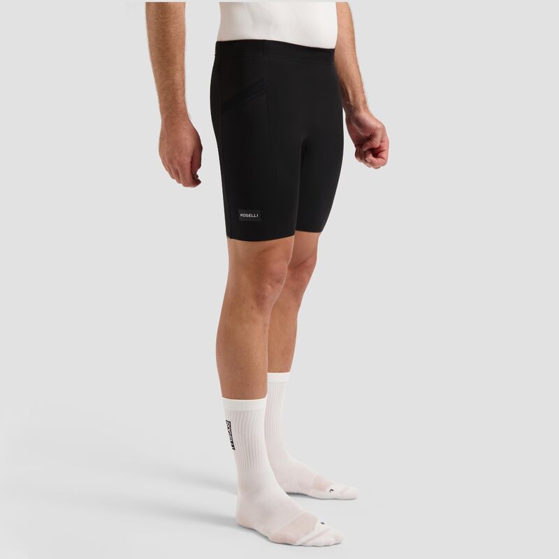 Rogelli DISTANCE running black 3XL fekete short