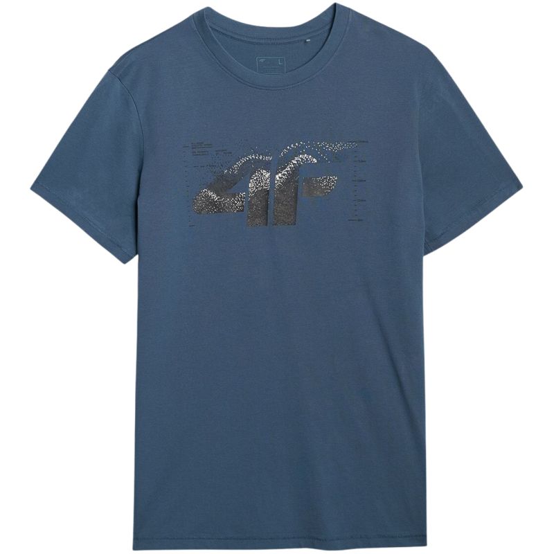 4f Men's T-shirt M2359 sea green 4FWAW25TTSHM2359 46S Ruházat