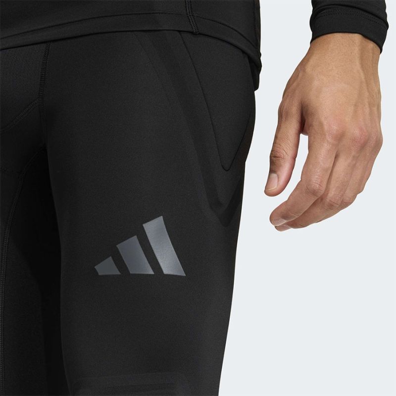 adidas Padded Goalkeeper Baselayer Long Leggings for Men, JZ9224 fekete aláöltözet