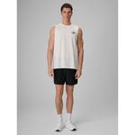 4F Men's relaxed sleeveless T-shirt with print póló