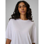 4F Women's loose plain T-shirt póló