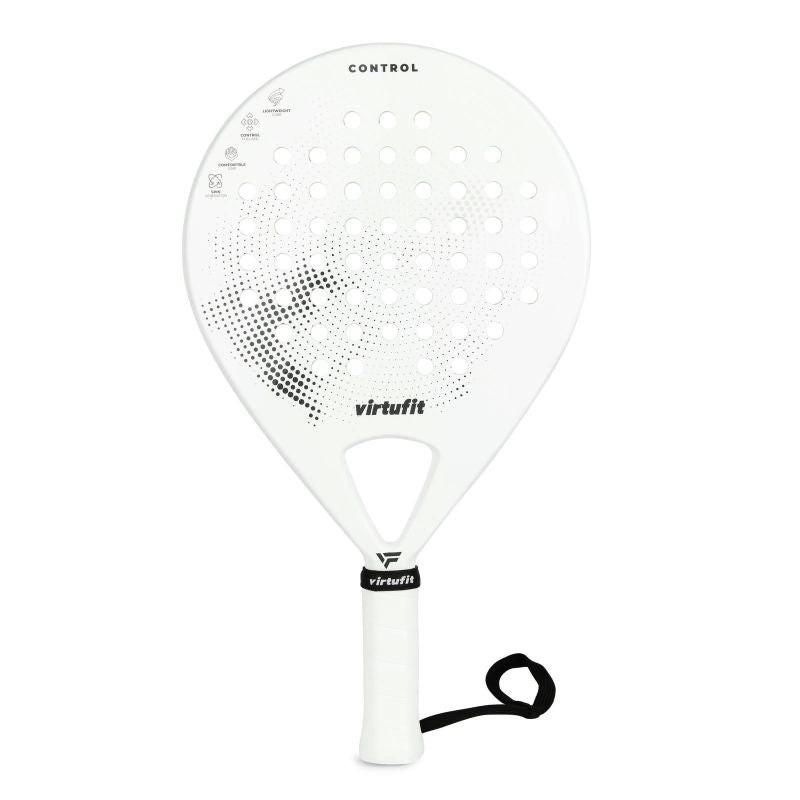 Virtufit Padel Control Racket - White And Black General