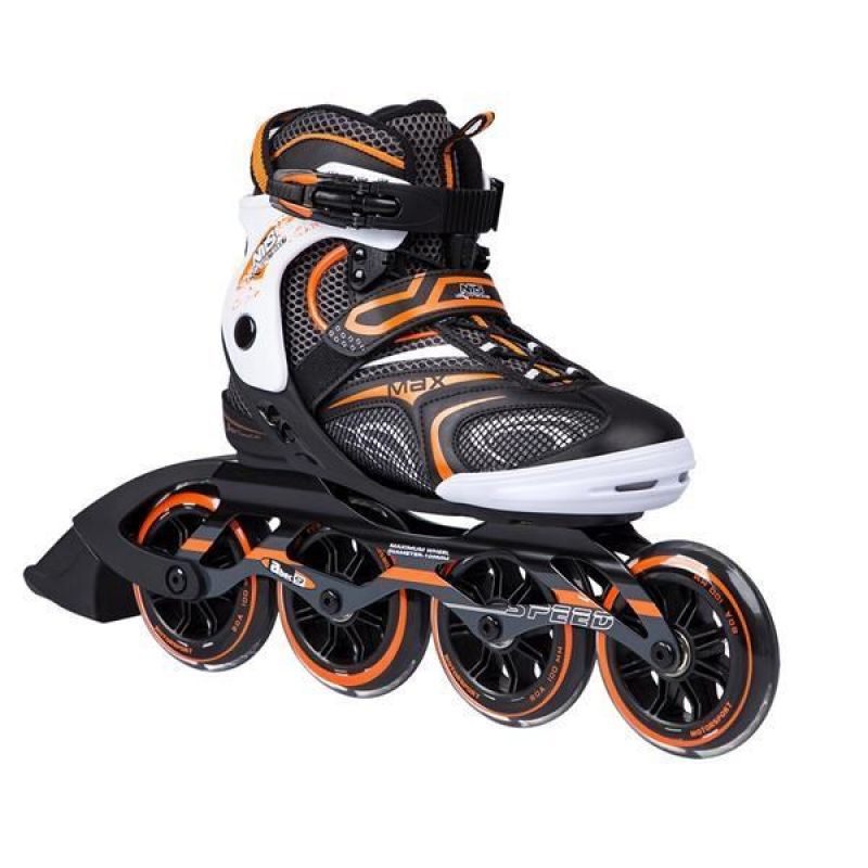 Nils Extreme Na1060s Roller Skates Black-Orange Size