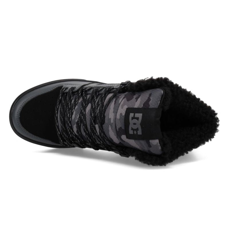 DC SHOES PURE HIGH TOP WC WNT DC01802021 Dark Gray fekete utcai cipő