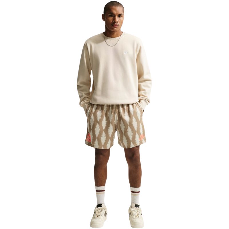 Nike Men’s Club BB Cream Sweatshirt bézs férfi pulóver FN3886229
