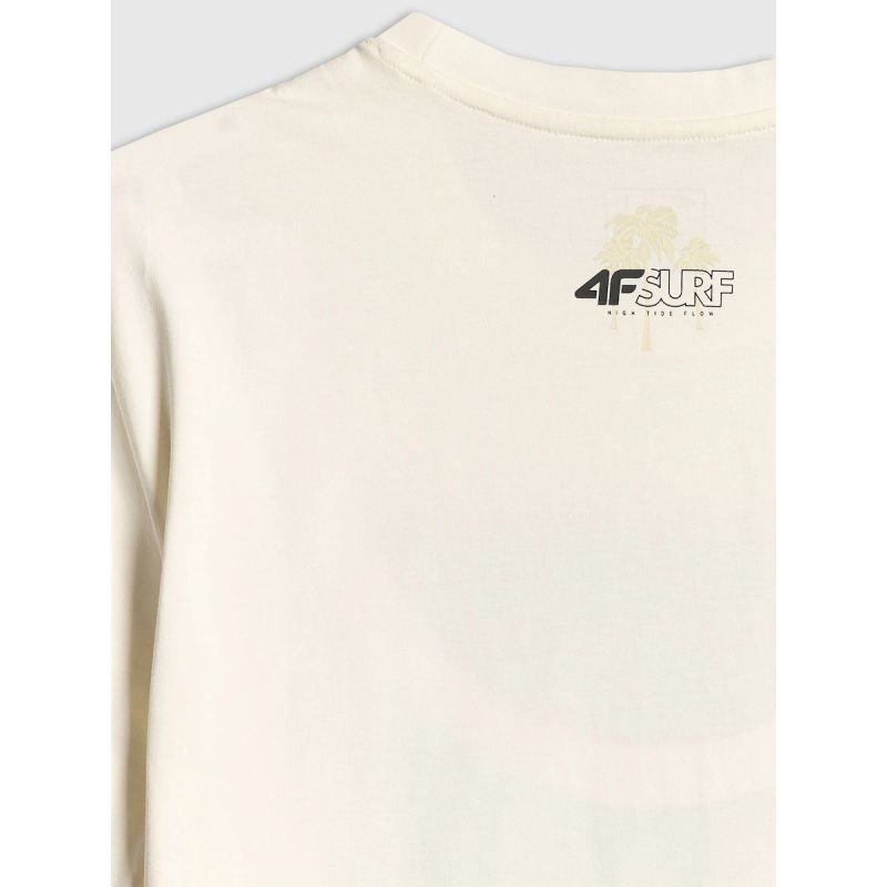 4F Men's regular printed T-shirt póló 4FRSS26TTSHM4291-11S