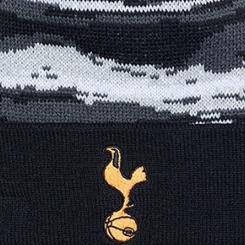 New Era Tottenham Hotspur FC Black Bobble Knit Beanie Hat - uniwersalny kötött sapka