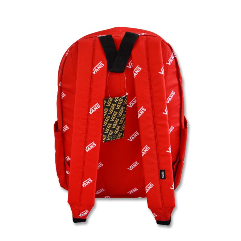 Vans New Skool Backpack 20L True Red - VN0006280PZ1 uniwersalny hátizsák