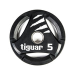 Tiguar PU Olympic plate 5 kg fekete kiegészítő TI-WTPU00500