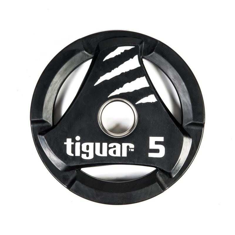 Tiguar PU Olympic plate 5 kg fekete kiegészítő TI-WTPU00500