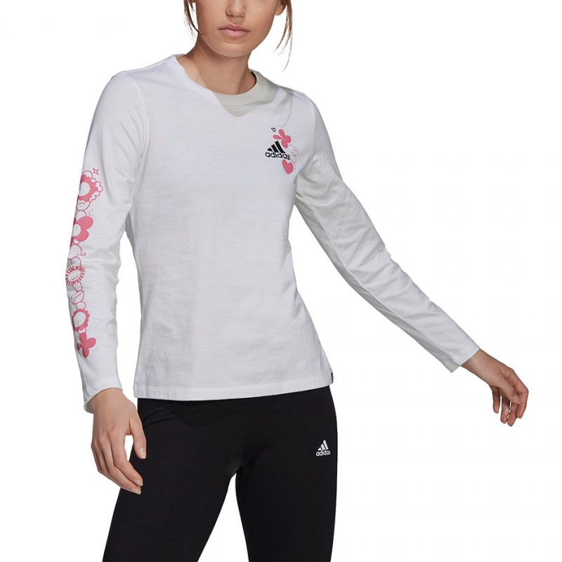 adidas T-shirt adidas Floral Long Sleeve W H14699 Póló