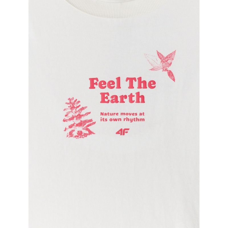 4F Women's regular printed T-shirt póló 4FRSS26TTSHF3704-11S