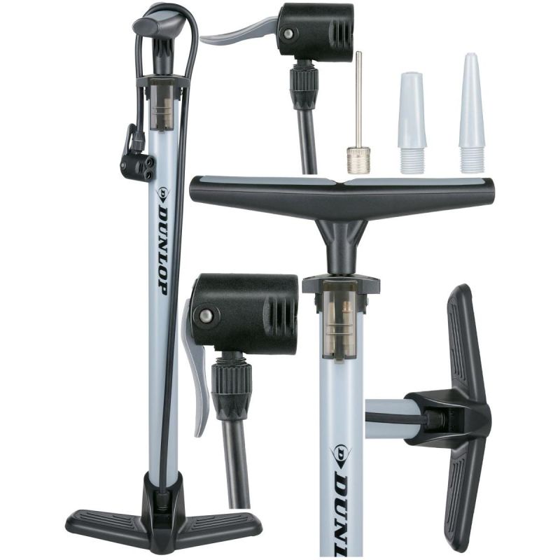 Dunlop Workshop/Bicycle Pump 140 Psi (9.6bar) Gray szürke pumpa GSP-573809