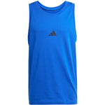 Men's adidas Essentials Small Logo Tank Blue JE8978 2xs shirts