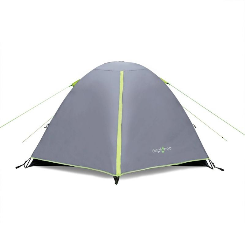 NILS CAMP Explorer NC6004 3-person camping tent, gray szürke hátizsák