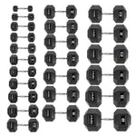 HMS HEX PRO dumbbell 18 kg szürke póló 17-66-118