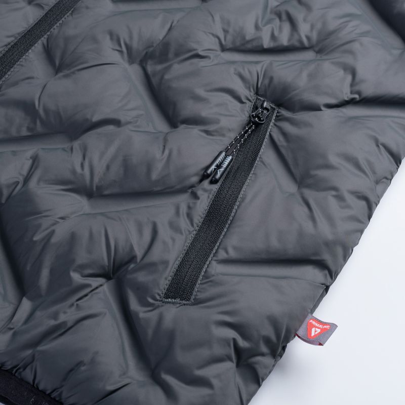 Elbrus Quilted Vest Huel Vest Primaloft W szürke vests