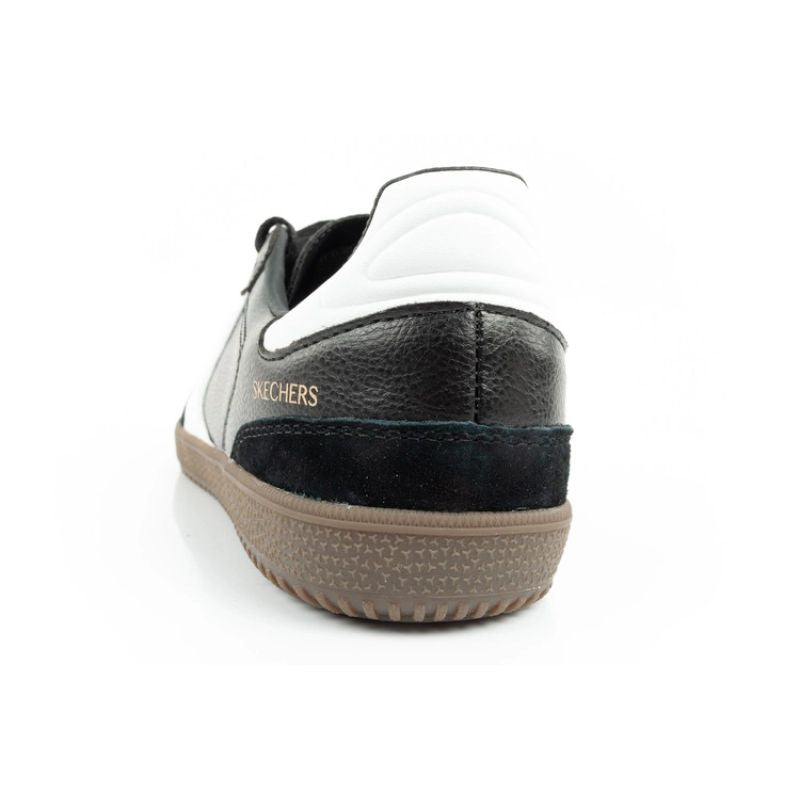 Skechers Kickoff women's sports shoes sneakers black leather Cipő