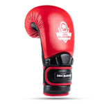 DBX Bushido Warrior RED Genuine Leather Boxing Gloves czarno-czerwony kesztyű