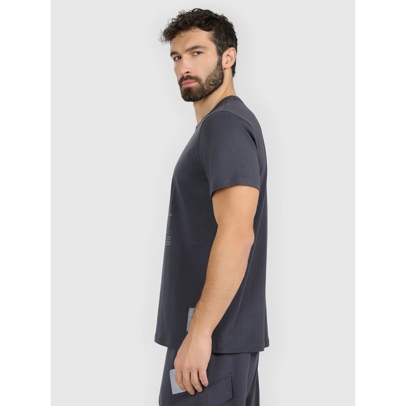 Men's regular printed T-shirt 4F 4FRAW25TTSHM3845-22S póló