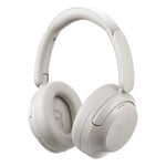 head QCY H3S Wireless On-Ear Headphones with LDAC and ANC Noise Cancellation - White biały headsets
