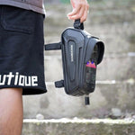 Rockbros B68-1 frame-mounted bicycle bag with phone pocket, 1.7l, black