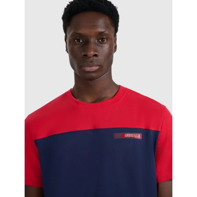 Men's regular printed T-shirt 4F 4FRAW25TTSHM3292-31S póló