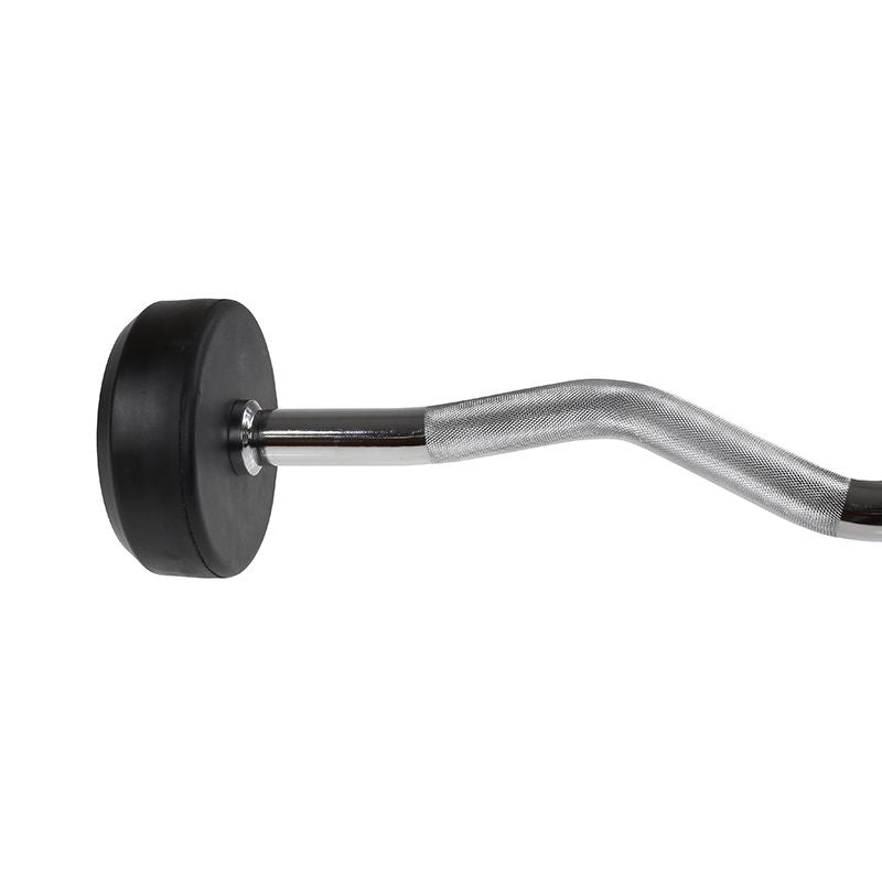 HMS Rubber-coated fixed barbell/bar GSL-10 10 kg póló 17-58-024