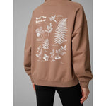 4F Women's loose sweatshirt with hood pulóver