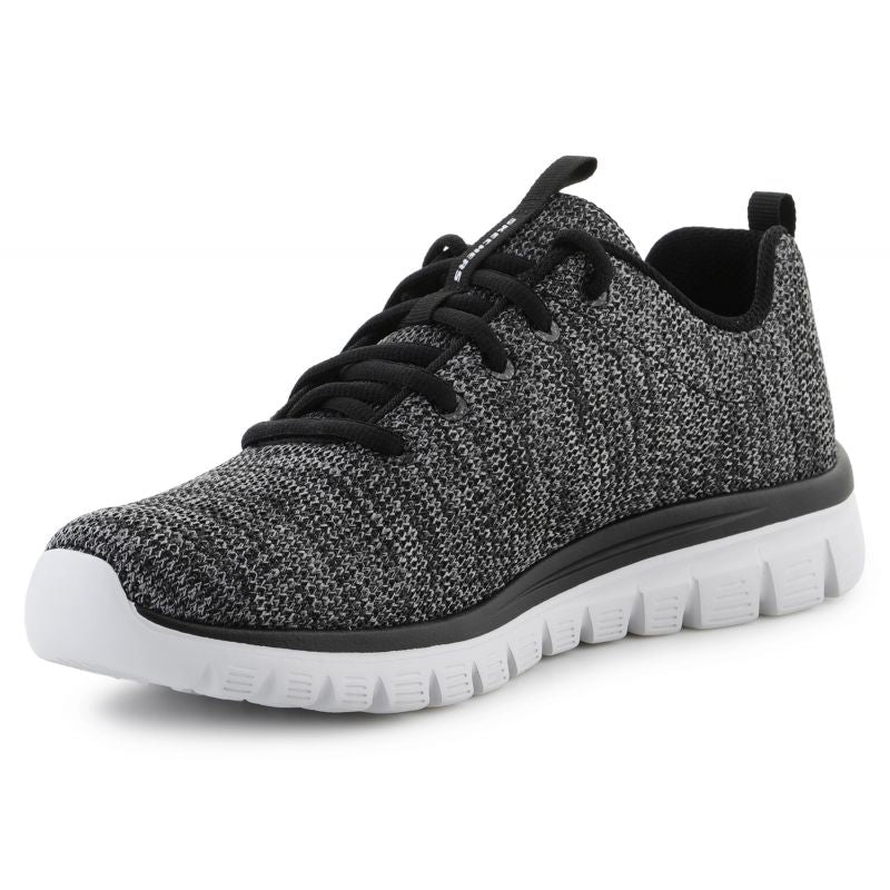 Skechers Graceful Twisted Fortune M 12614-BKW shoes cipő